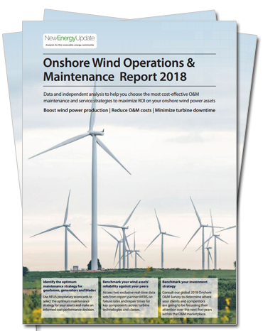 Onshore Wind Operations & Maintenance Report 2018