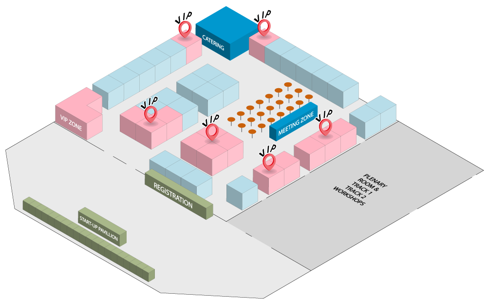 An image of the Expo Floorplan
